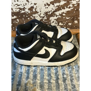 Kids Nike Dunk Low Sneakers 8 (Toddler Boy) Black White